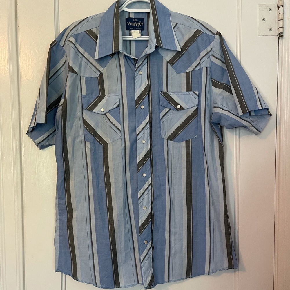 Wrangler Pearl Snap Button Down